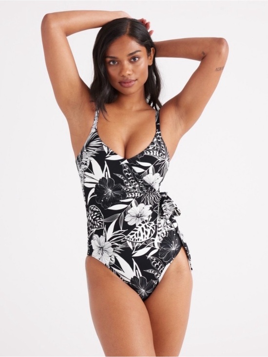 knix Other - Knix Size XXL Leakproof Side-Tie One Piece Swimsuit - Hibiscus Heat